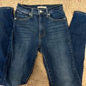 Levi’s mile high super skinny jean
